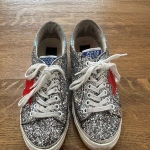 Youth Golden Goose Silver Sparkle